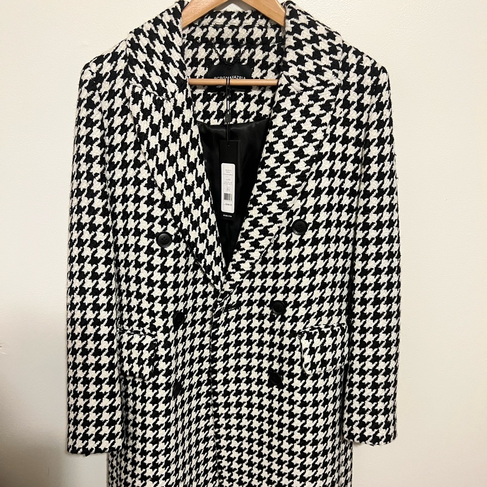 BCBG Mazazria Houndstooth Coat